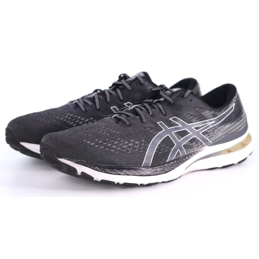 Asics Gel Kayano 28 $160 Men's Running Shoes Size EU 47 US 14 Black White